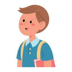 Student Talking Young Boy