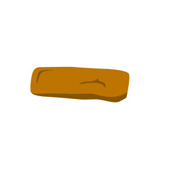 brown stone vector illustration