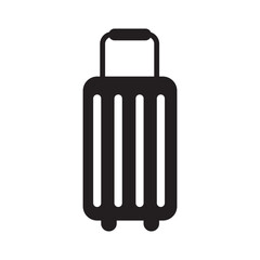 baggage icon design over white