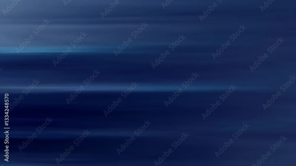 Aufkleber Smooth gradient of deep blue shades with subtle horizontal lines, abstract design