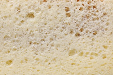 Tasty Japanese Castella sponge cake as background, closeup