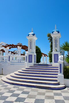 Staircase at the Plaza Del Mirador, Benidorm, Costa Blanca, Spain