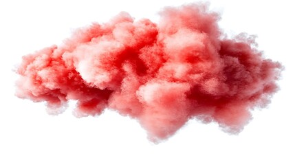 Fototapeta premium Soft Red Smoke Cloud Formation for Creative Backgrounds and Visual Effects in Artistic Designs
