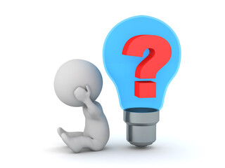 Upset 3D Character with no ideas