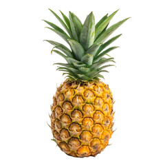 Fototapeta premium Pineapple isolated on transparent background