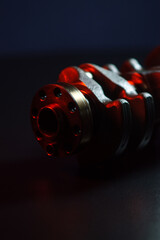 sports car engine repair new crankshaft for turbocharged six-cylinder in-line engine
