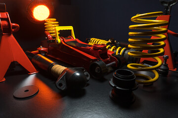 tuned new parts spare parts for the front suspension of a front-wheel drive car ball silent blocks...