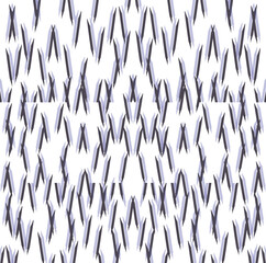 Angular sharp lines create a symmetrical, mysterious texture.