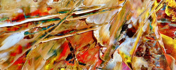 Abstract art background . Hand painting artwork on canvas .