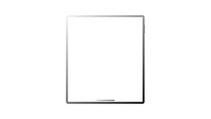 Premium tablet in trendy thin frame design. vector.