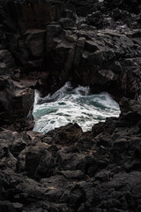 Brimketill lava rock pool - Iceland - Island