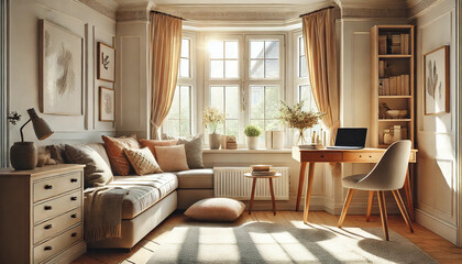 陽の差す暖かい部屋