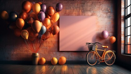 balloons in the room