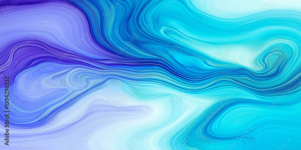 Poster abstract blue and purple marble effect background creating stunning visuals