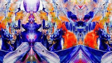 Abstract art background . Hand painting artwork on canvas .