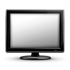 Fototapeta premium lcd monitor isolated on white