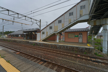 Fototapeta premium 蟹田駅