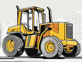Grader Vector Illustration
