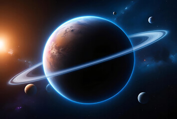 planet in space