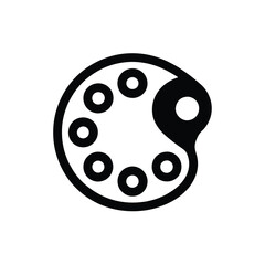yin yang symbol vector illustration