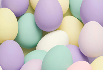 colorful easter eggs