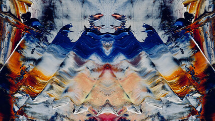 Abstract art background . Hand painting artwork on canvas .