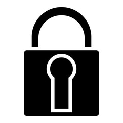 SECURITY PADLOCK vector icon