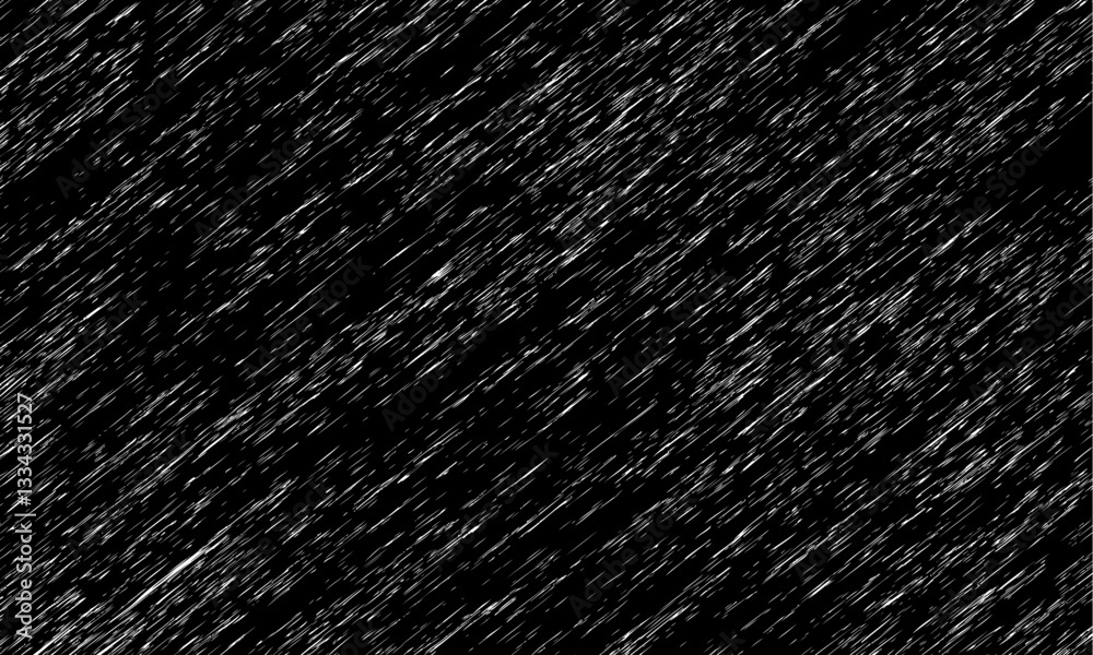 Poster Abstract diagonal scratch black background vector overlay / abstract black dark background, broken cracks and scratches for overlay