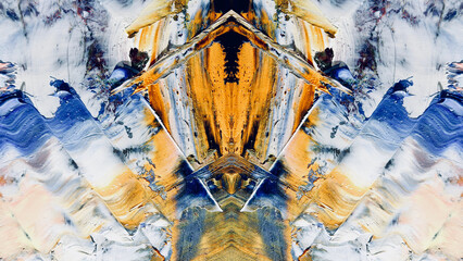 Abstract art background . Hand painting artwork on canvas .