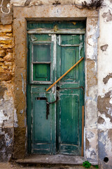 the old town in olhao algarve portugal