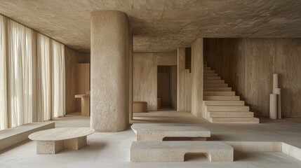 A Scandinavian-inspired modern living space with neutral tones, soft textures, and minimalist furniture. --chaos 20 --ar 16:9 --quality 2 --v 6.1 Job ID: 091f2b19-7ec0-477d-829e-4d4202f21fc4