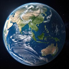 Obraz premium earth and moon