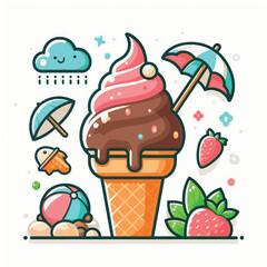 ice cream, food, dessert, cream, background, sweet, ice, summer, cold, frozen, chocolate, flavor, creamy, dairy, delicious, closeup, vanilla, gelato, waffle, cone, texture, isolated, fresh, colorful, 