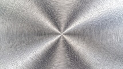 A close-up view of a metallic surface with a circular pattern.