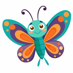 butterfly on a white background