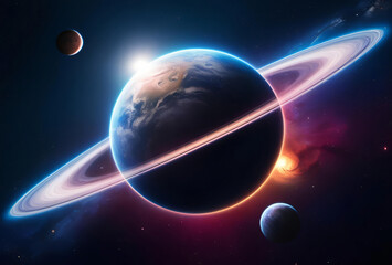 Fototapeta premium planet in space