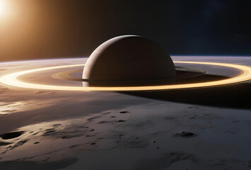 planet in space