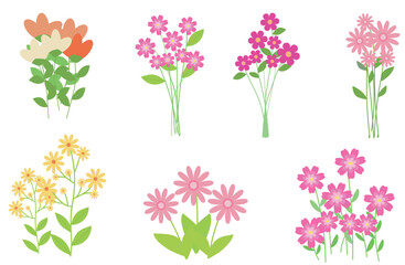 "Colorful Spring Flowers and Arrangements"