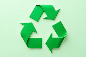Obraz premium green recycle symbol