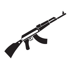 assault rifle vector illustration