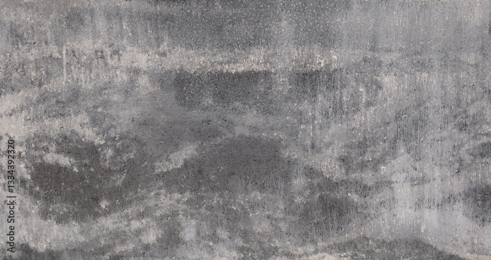Poster Gray  wall with rough texture as a background for a template or banner. wall is made of stone and has a gray color