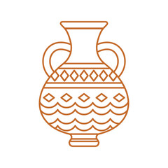 Ancient Pottery Line Art