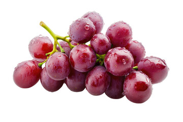 red grape isolated on white background