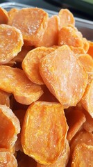 Sweet Potato Chips, Dehydrated Orange Slices, Healthy Snack Food