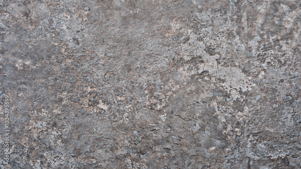 Poster gray stone wall with rough texture as a background for a template or banner. the wall is made of sto