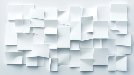 A 3D rendering of a white cube with a textured surface.