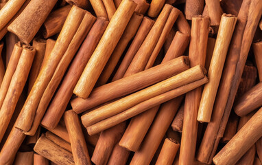 cinnamon sticks background