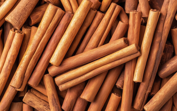 cinnamon sticks background