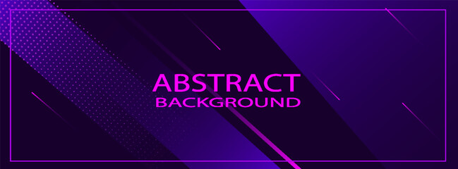 Modern stylish abstract geometric blue dotted banner pattern background