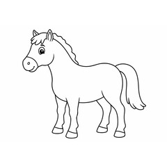 Fototapeta premium Coloring Book with Child